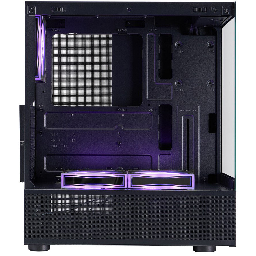Корпус 1STPLAYER MIKU Mi7-A ARGB (Mi7-A-BK-2FC7R-1FC7), Черный  детальное изображение - 4