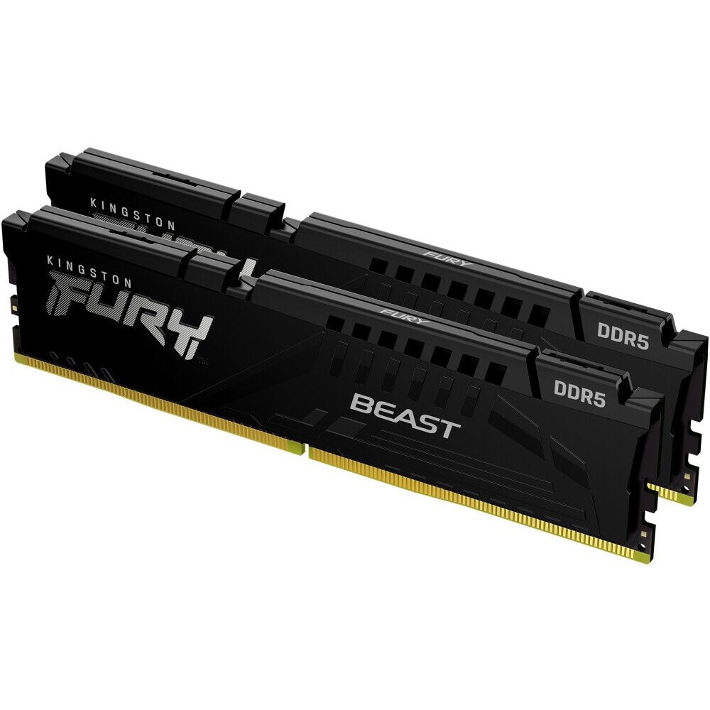Оперативная память Kingston Fury Beast Black DDR5 6800MHz, KF568C34BBEK2-32, 2x16 Гб KIT, 32 Гб детальное изображение - 2