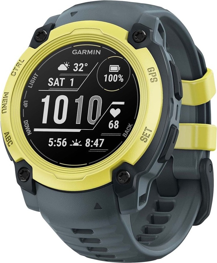 Смарт-часы Garmin Instinct E Limited edition, 40 мм, Electric Lime with Twilight Band, Желтый №1