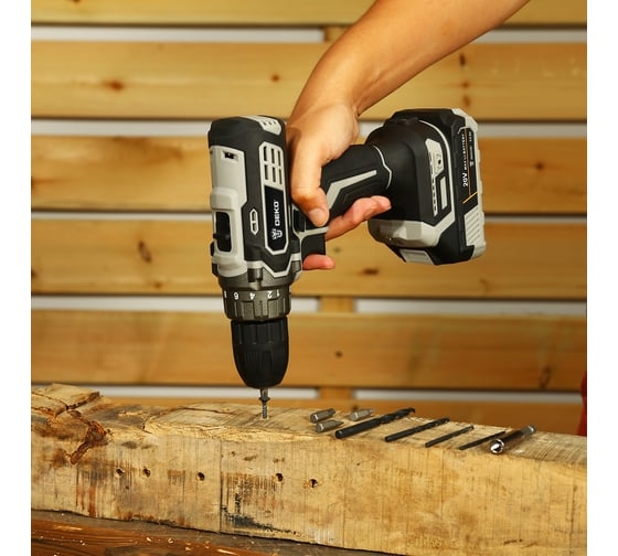 Аккумуляторная дрель-шуруповерт DEKO DKCD20 Black Edition SET 3, 20 В, 40 Нм, 2 А·ч, 063-4050 детальное изображение - 5