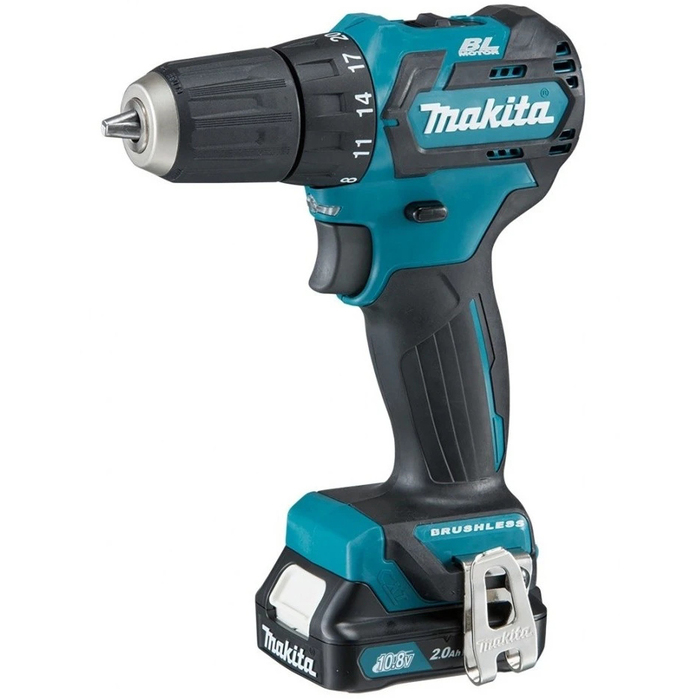 Аккумуляторная дрель-шуруповерт Makita CXT DF332DWAE, 12 В, 35 Нм, 2 А·ч №1