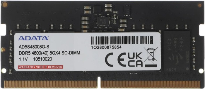 Оперативная память ADATA SO-DIMM DDR4 3200MHz, AD4S32008G22-SGN, 8 Гб №2