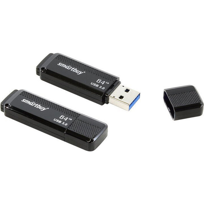 USB Flash накопитель SmartBuy Dock (SB64 ГБDK-K3) 64 ГБ, черный №1