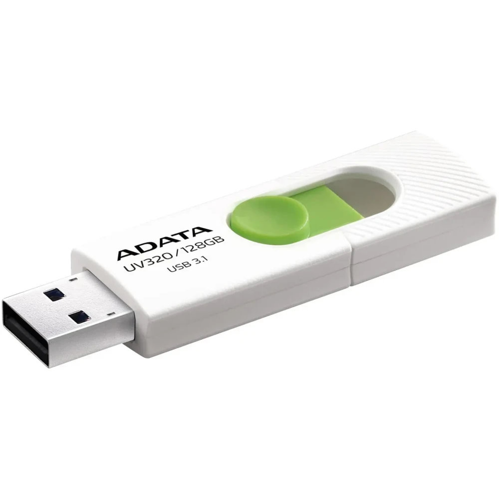 USB Flash накопитель ADATA UV320 128 ГБ, белый детальное изображение - 1