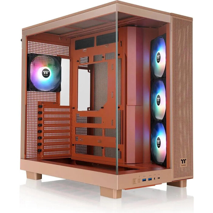 Корпус Thermaltake View 380 XL TG ARGB Gravel Sand (CA-11E-00MGWN-00), Коричневый №2