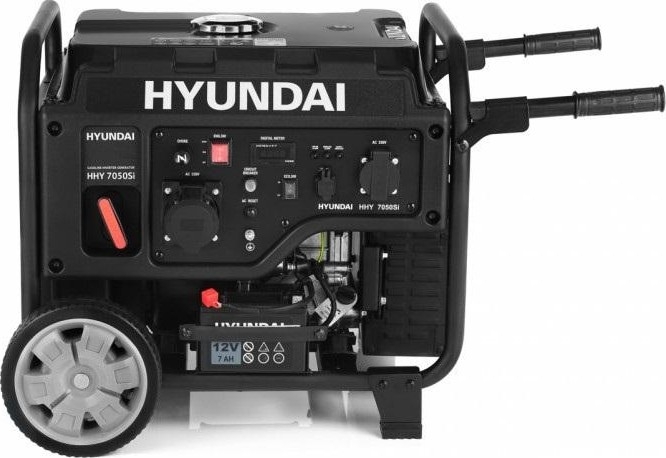 Генератор бензиновый HYUNDAI HHY 7050Si, 5 кВт, Черный детальное изображение - 2