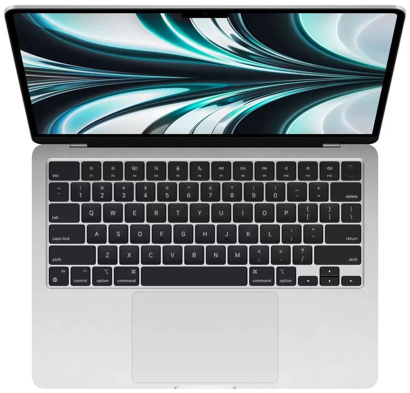 Ноутбук Apple MacBook Air 13 2022, RAM 16 ГБ, Cеребристый, SSD 256 ГБ, Apple graphics 8-core детальное изображение - 2