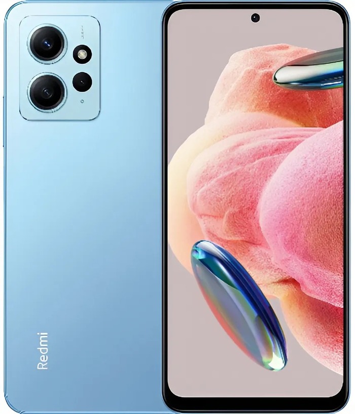 Смартфон Xiaomi Redmi Note 12 4G 8/128 ГБ, Синий лед, Dual nano SIM №1