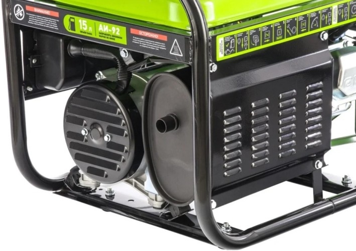 Генератор бензиновый СИБРТЕХ БС-2800 94543, 2.5 кВт, Зеленый детальное изображение - 11