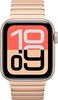 Умные часы Apple Watch SE 3 40 мм, GPS, Starlight Aluminium Case with Gold Link Bracelet, Сияющая звезда/Золотой вариант - 2