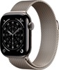 Умные часы Apple Watch Series 11 42 мм, Slate Titanium Case with Natural Milanese Loop, GPS + Cellular, Черный/Серебристый вариант - 1