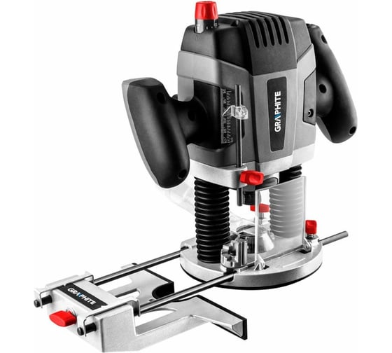 Фрезеровальная машина с верхним расположением шпинделя GRAPHITE 59G717, 1300 Вт, Черный детальное изображение - 1
