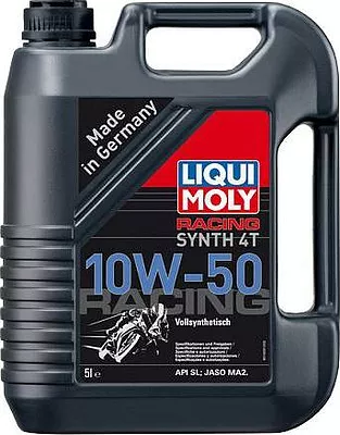 Моторное масло Liqui Moly Racing Synth 4T 10W-50, 5 л детальное изображение - 1