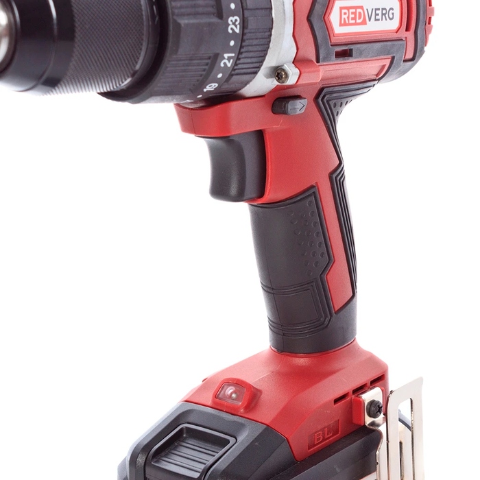 Аккумуляторная дрель-шуруповерт REDVERG RD-IS18BLC/U 6672873, 18 В, 60 Нм, б/а №4