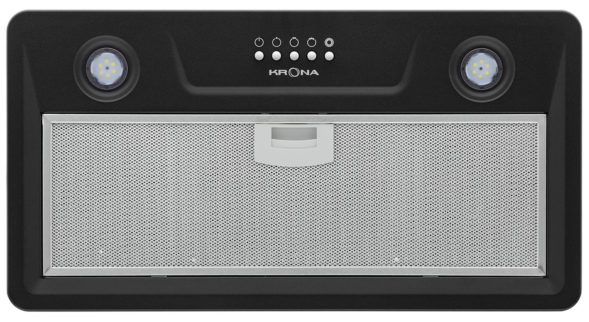 Вытяжка Krona LUISA 600 BLACK PB, Черный детальное изображение - 3