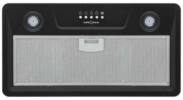 Вытяжка Krona LUISA 600 BLACK PB, Черный №3