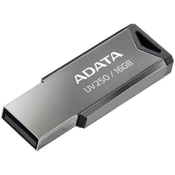 USB Flash накопитель ADATA UV250 16 ГБ, серебряный детальное изображение - 1