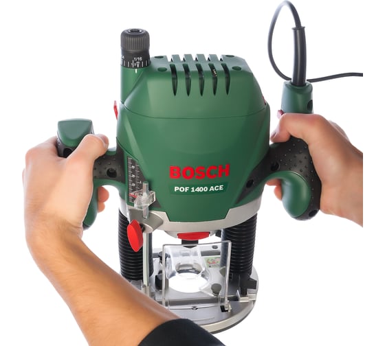 Фрезер Bosch POF 1400 ACE 0.603.26C.820, 1400 Вт, Зеленый детальное изображение - 9