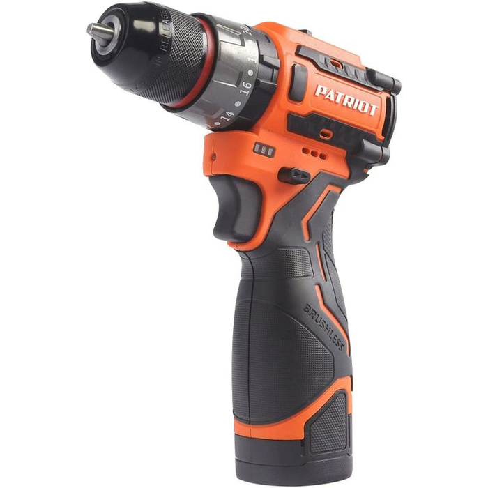 Аккумуляторная дрель-шуруповерт Patriot BR 467h 180201468, 16.8 В, 70 Нм, 2 А·ч №1