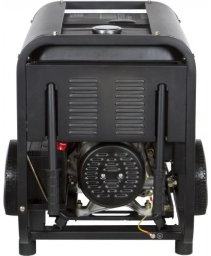 Генератор дизельный с воздушным охлаждением HYUNDAI DHY 8500LE, открытый, 6.5 кВт, Черный детальное изображение - 4