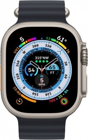 Смарт часы Apple Watch Ultra 49 мм, Чёрный, Ocean Band детальное изображение - 2