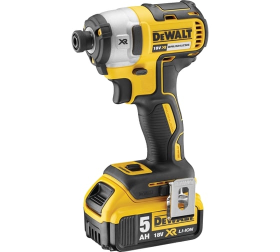 Аккумуляторный ударный гайковерт DeWALT DCF887P2-QW, 18 В, 205 Нм, 5 А·ч детальное изображение - 2