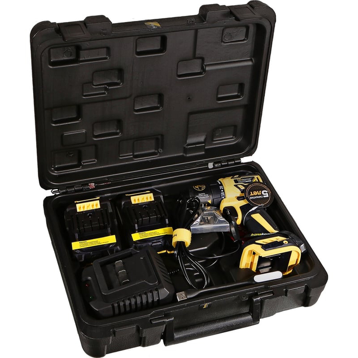 Аккумуляторная дрель-шуруповерт Hanskonner HCD2065C, 18 В, 60 Нм, 2 А·ч  №3