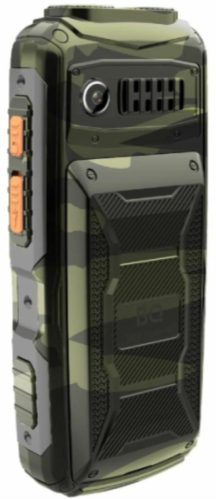 Мобильный телефон BQ 2410L Tank Power 4G, 256 Мб, Камуфляжный/Черный, Dual mini-SIM детальное изображение - 3