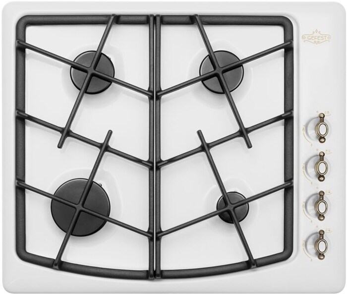 Газовая варочная панель Gefest CH 1211 K54, Бежевый №1