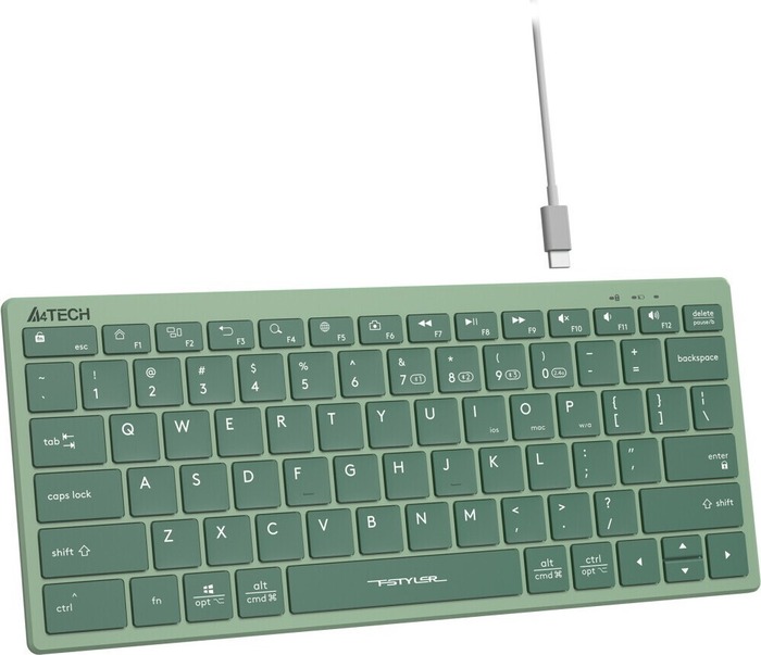 Клавиатура A4Tech FBX51C, Зеленый №3