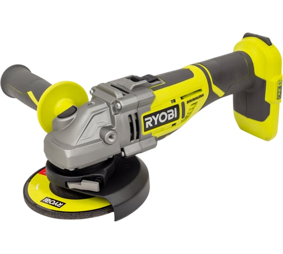 Углошлифмашина бесщеточная Ryobi ONE+ R18AG7-0 без аккумулятора в комплекте 5133002852, 125 мм, 11000 об/мин детальное изображение - 17