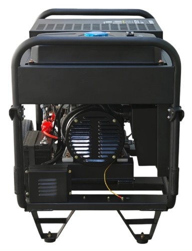 Генератор дизельный с воздушным охлаждением HYUNDAI DHY 14000LE-T, открытый, 10 кВт, Черный детальное изображение - 4