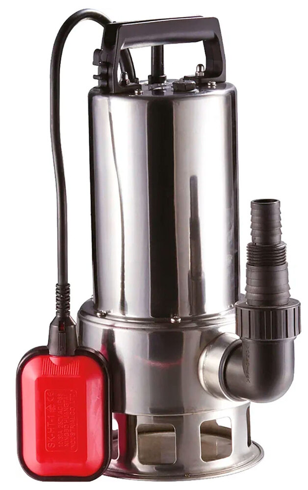 Насос погружной центробежный Edon SP 1200/12P PRO, 250 л/мин, 40 мм, напор 9 м, d=32 мм, 1200 Вт, Красный №1