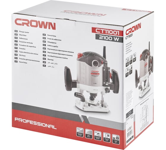 Фрезер CROWN CT11001, 2100 Вт, Серый детальное изображение - 13