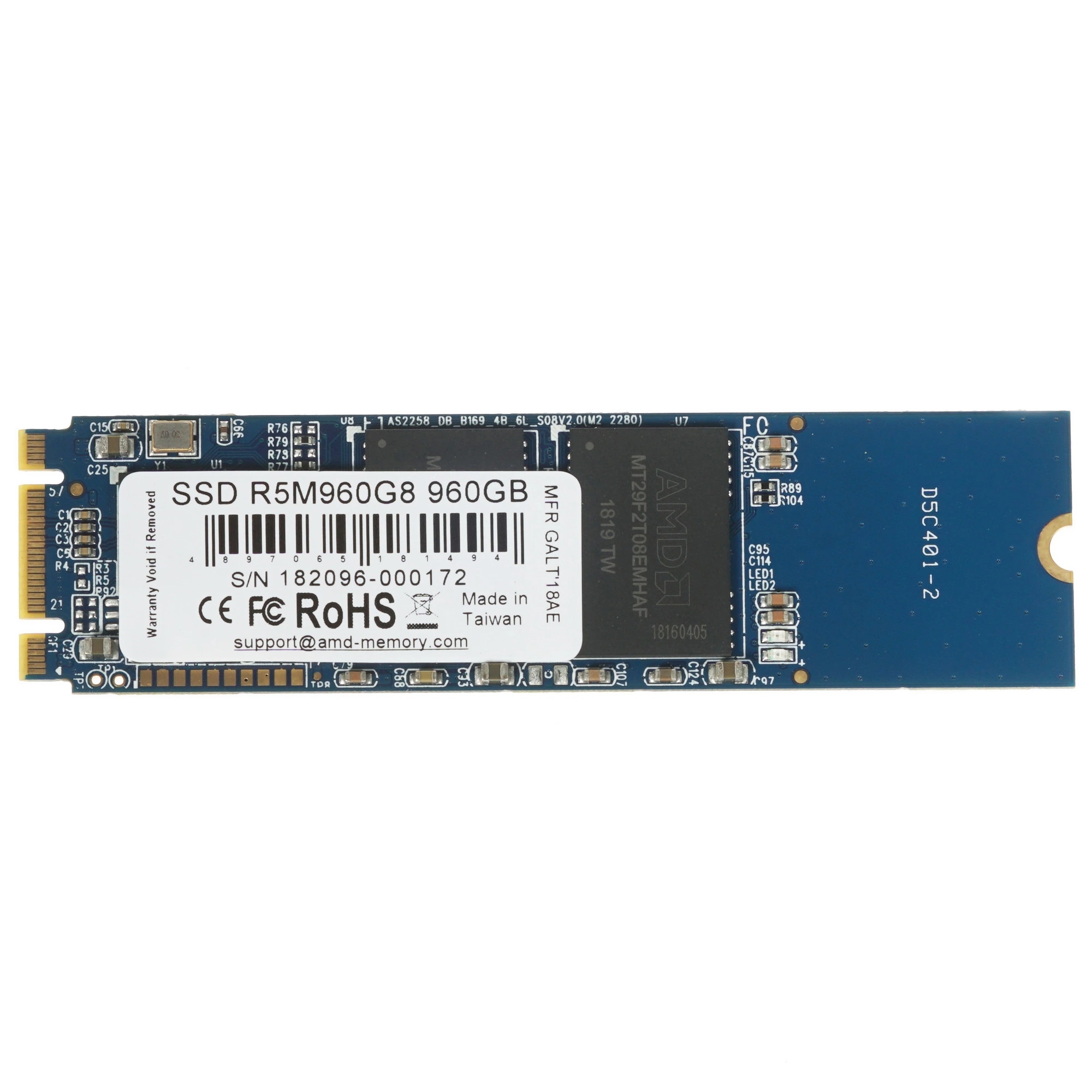 Накопитель SSD AMD R5 Series R5MP960G8, 960 Гб детальное изображение - 1