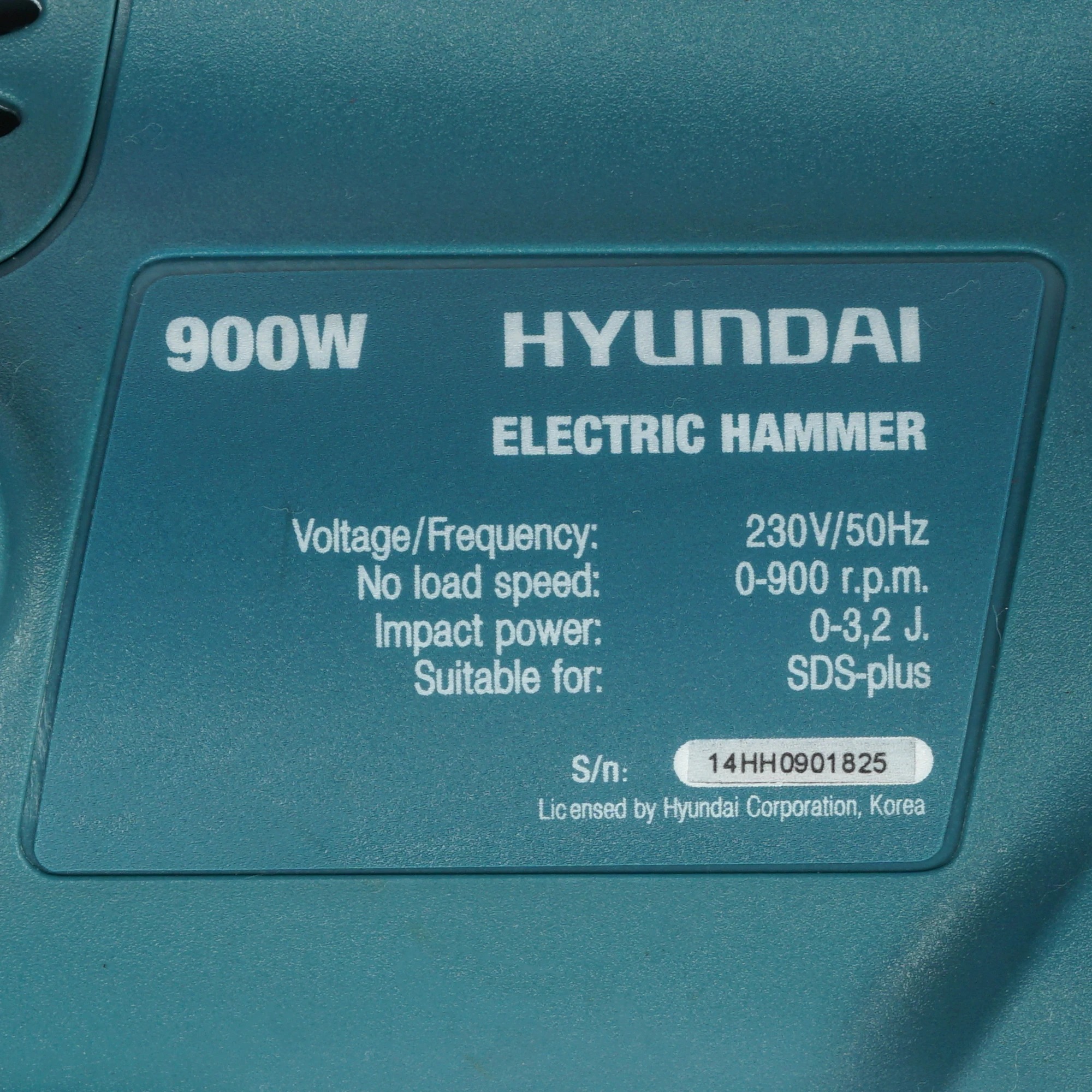 Перфоратор Hyundai H 900 EXPERT 900 Вт, 2.5 Дж, 4770 уд/мин детальное изображение - 2