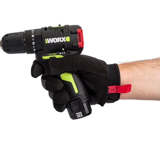Дрель-шуруповерт WORX Professional аккумуляторный ударный бесщеточный, ЗУ, в кейсе WU131X, 12 В, 40 Нм, 2 А·ч детальное изображение - 16