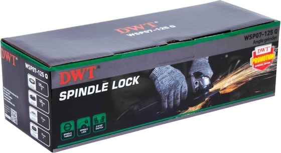 Угловая шлифовальная машина DWT WSP07-125 Q, 125 мм, 11000 об/мин, 750 Вт детальное изображение - 7