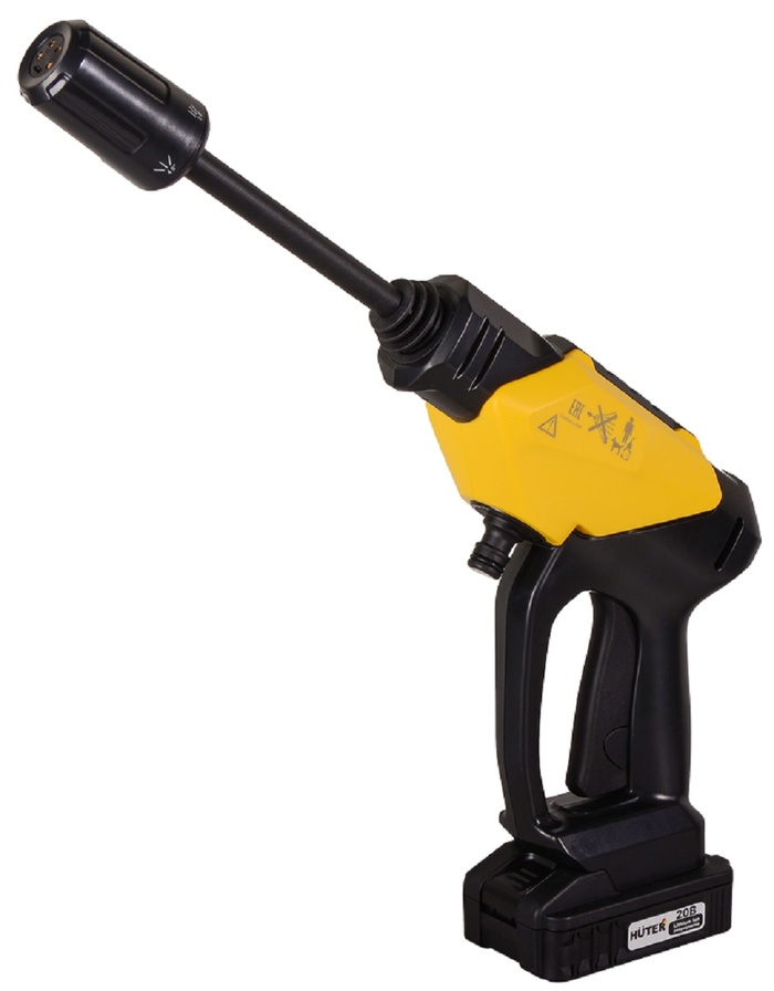 Автомойка HUTER W-20Li, 42 бар, Желтый/Черный №1
