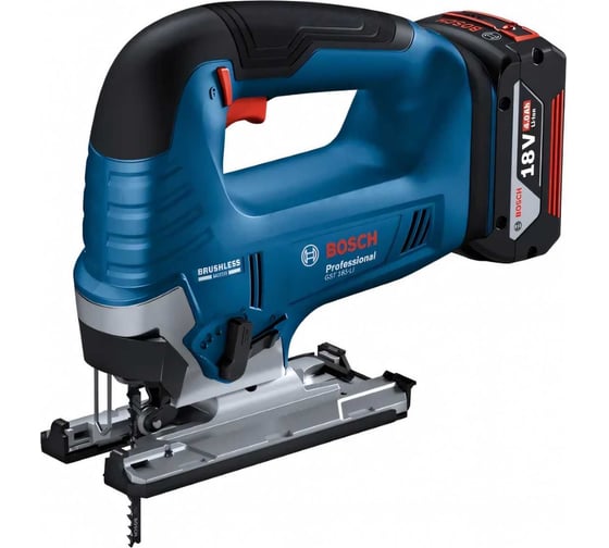 Аккумуляторный лобзик Bosch Gst 185-li 06015B3023, 18 В, 26 мм, 180 Вт детальное изображение - 1