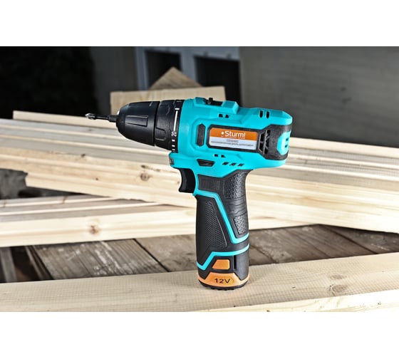 Аккумуляторный шуруповерт Sturm BatterySystem12V CD1240C, 12 В, 40 Нм, 2 А·ч детальное изображение - 6
