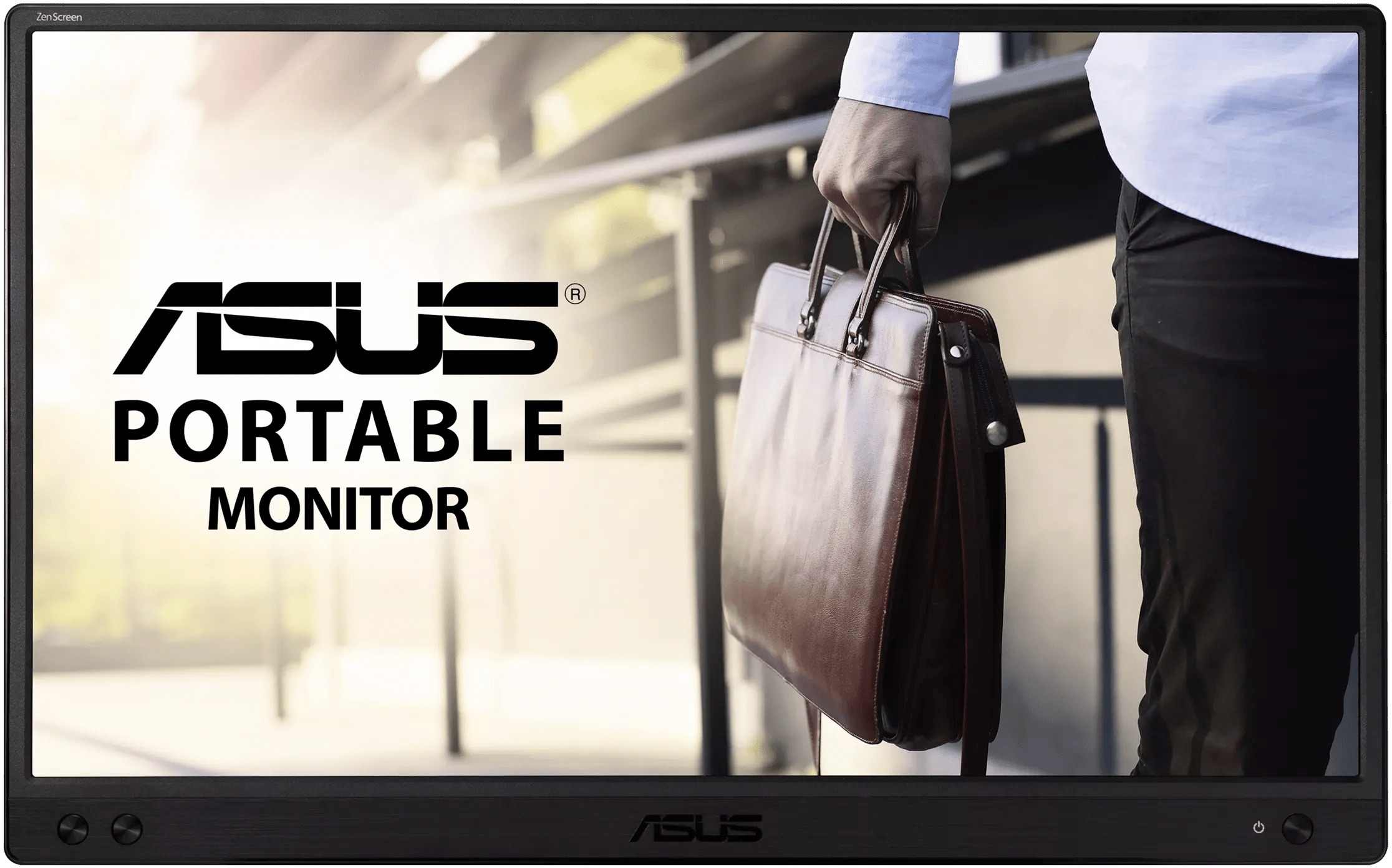 Монитор Asus ZenScreen MB166B, 15.6″, 1920x1080, 60 Гц, Черный детальное изображение - 1
