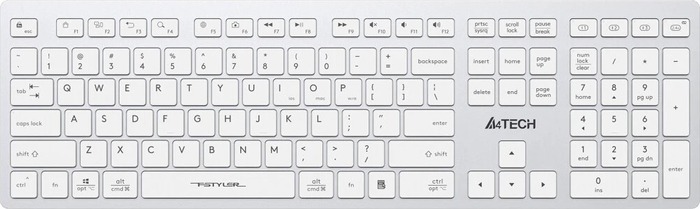 Клавиатура A4Tech FBX50C, Белый №6