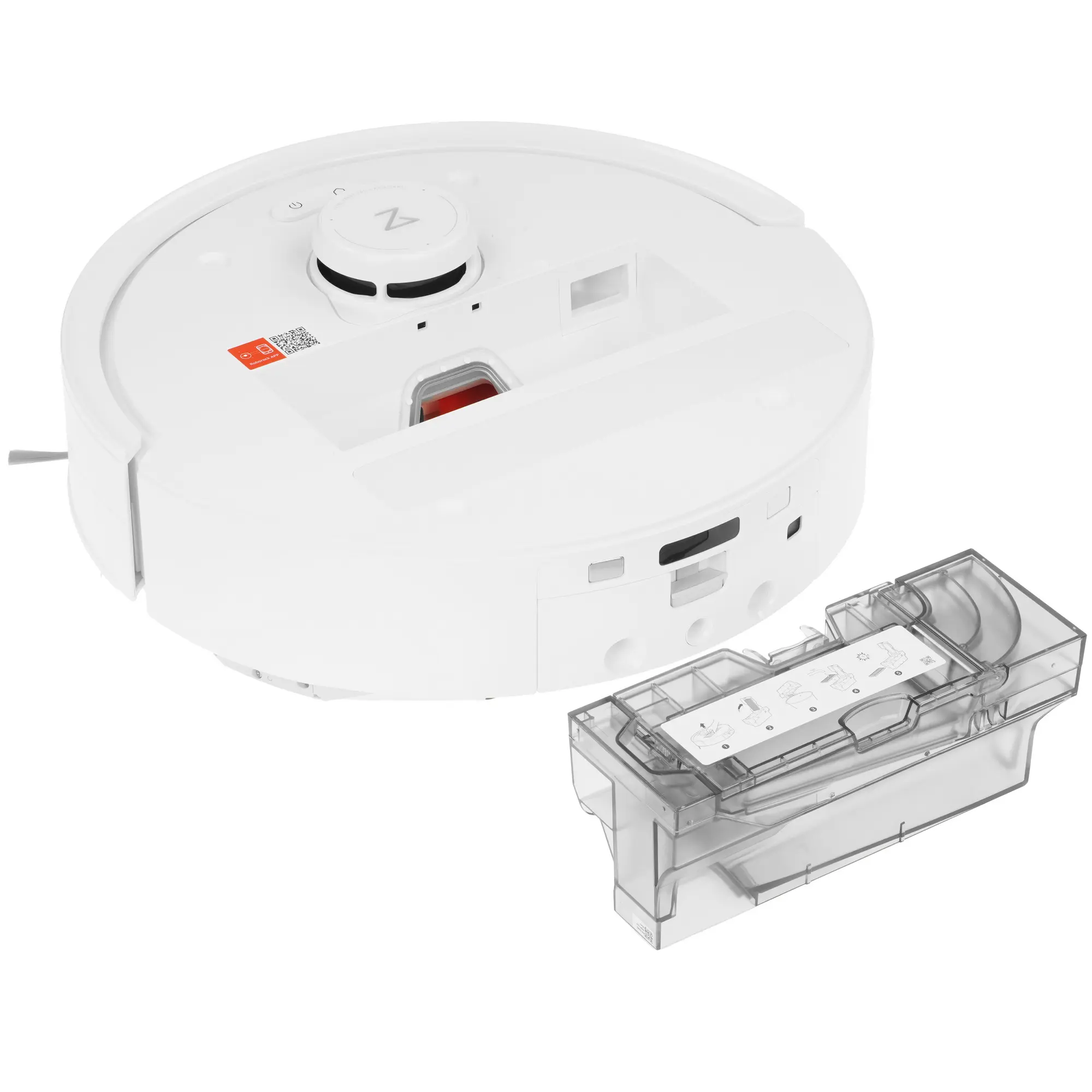 Робот-пылесос Roborock QRevo Curv 2 Flow, Белый детальное изображение - 6