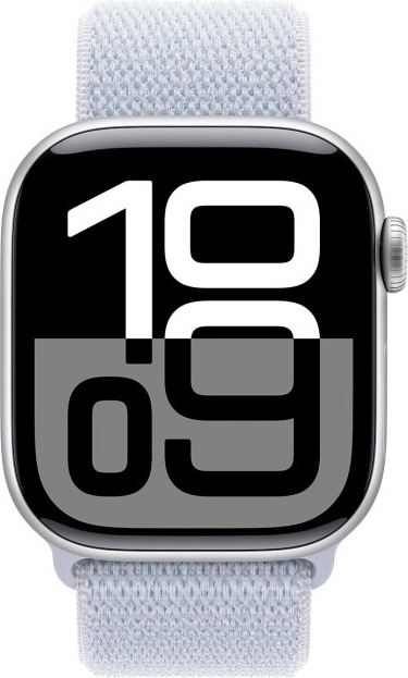 Смарт-часы Apple Watch Series 10 42 мм, Silver Aluminium Case with Blue Cloud Sport Loop детальное изображение - 2