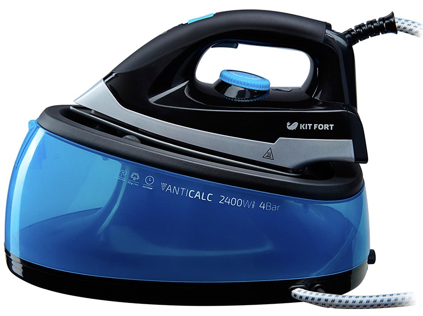 Утюг с парогенератором KITFORT KT-922, Черный детальное изображение - 1