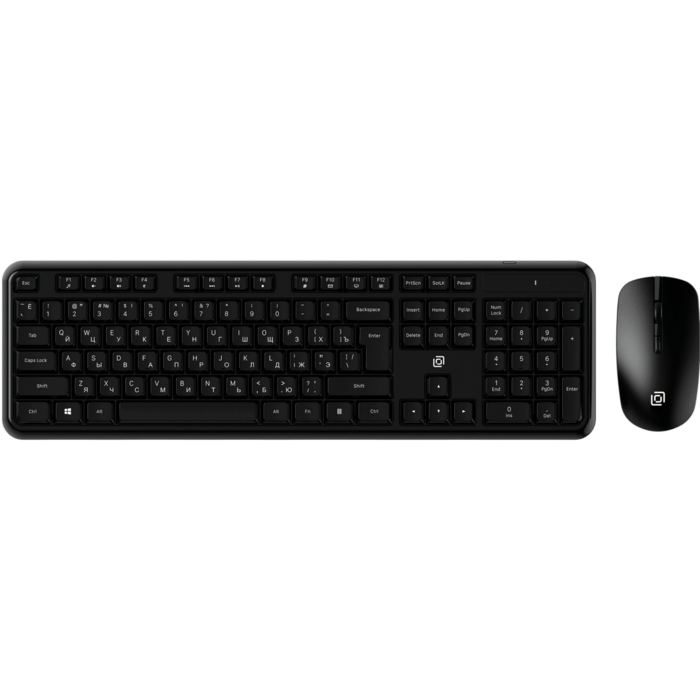 Клавиатура + мышь Oklick S277W, Черный №2