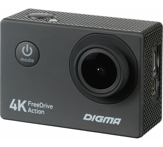 Видеорегистратор DIGMA FreeDrive Action 4K, 3840х2160 dpi, MicroSD, 64 ГБ, Черный детальное изображение - 7