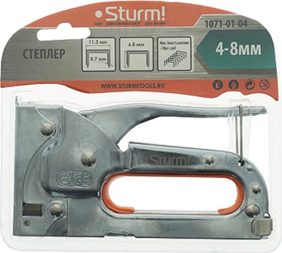 Скобозабиватель ручной Sturm 1071-01-04 металл. корпус детальное изображение - 5