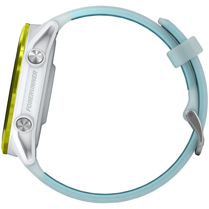 Умные часы Garmin Forerunner 570 47 мм, Светло-серый, алюминиевый безель ярко-желтого цвета, бирюзовый ремешок №4